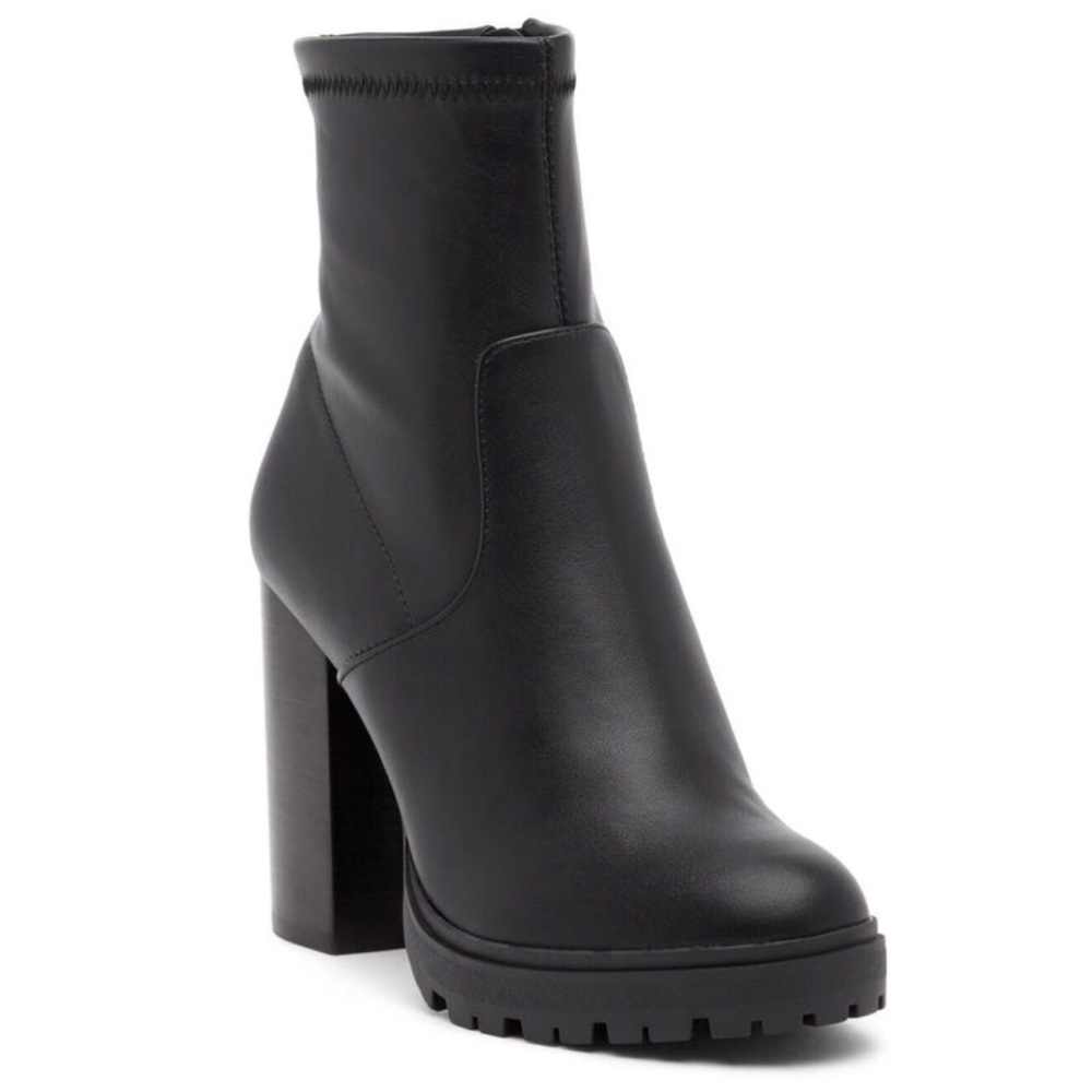Steve Madden Black Legend Sock Boots/Booties - Picture 4 of 7